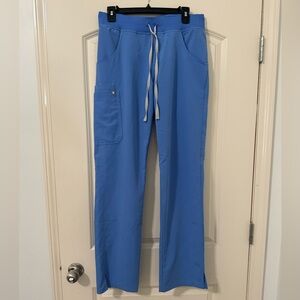 Figs Ceil Blue Cargo Scrub Pants - Small Tall